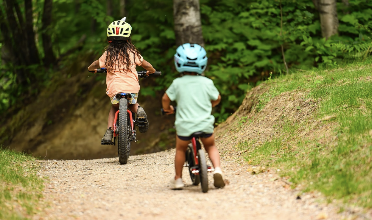 Hop on the bikes and get exploring.